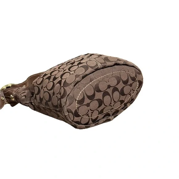 Vintage Coach Bleecker Signature Duffle Bucket Hobo Bag - Picture 8 of 13